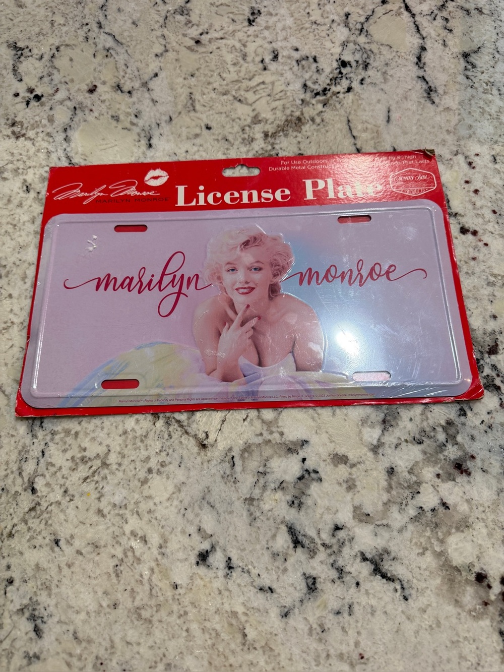 Country Side Products Marilyn Monroe License Plate